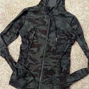 Lululemon Camo Hooded Define Jacket Size 8